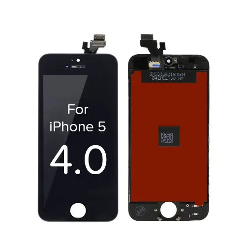 AAA++ экран Замена для iPhone 6 6S 7 8 Plus ЖК-дисплей с 3D кодирующий преобразователь сенсорного экрана в сборе для iPhone 5 5C 5S lcd - Цвет: For iPhone 5 Black