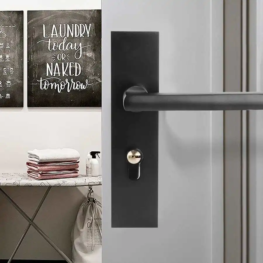 Ультратихий замок из цинкового сплава для помещений простой цилиндрическая