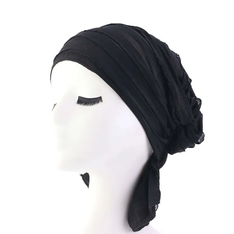 Европейский и американский платок, шифон, омасум, плиссированные хиджабы, мусульманский тюрбан для женщин, простые хиджабы, повязки, головные уборы, аксессуары