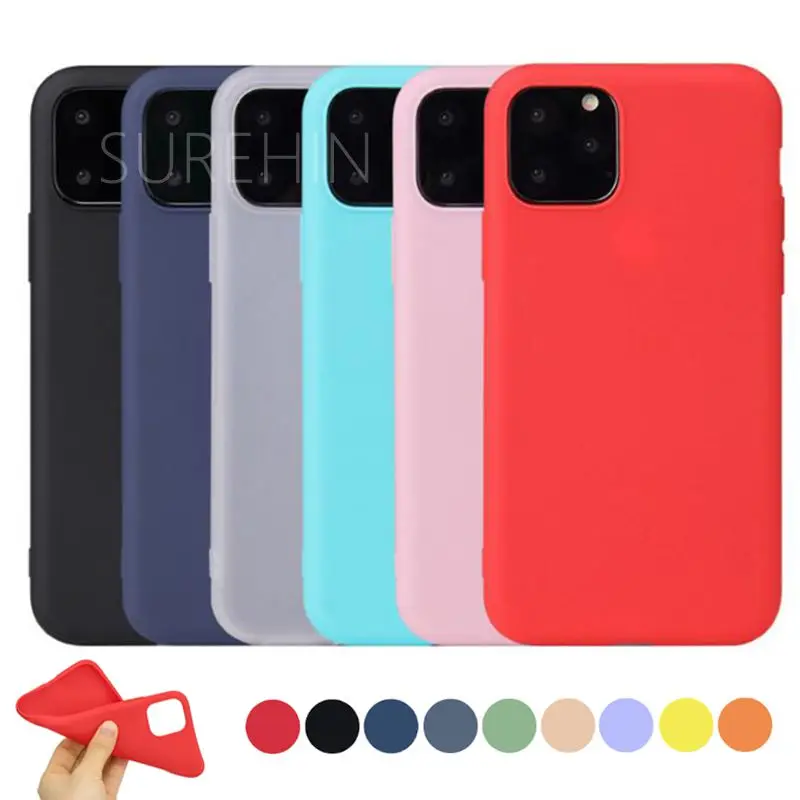 Мягкий чехол SUREHIN для iPhone 11 Pro max XS XR 8 7 6S plus SE 2 2020 прозрачный силиконовый