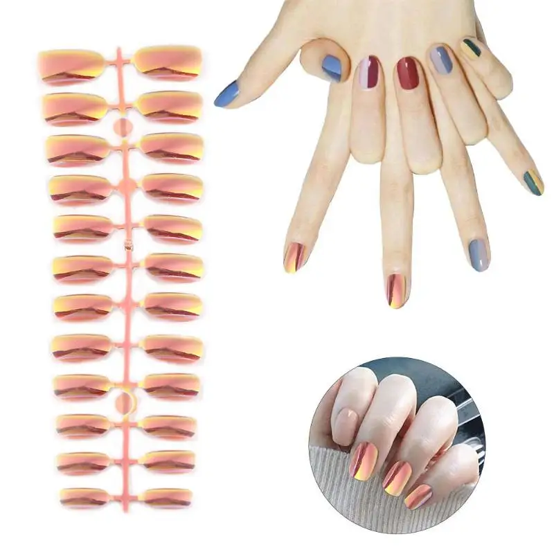 24 шт. накладные ногти с полным покрытием|Накладные ногти| |