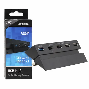 

30# 5-port Usb Hub For Ps4 High Speed Charger Controller Splitter Expansion Adapter 5-port Usb Console Hub For Ps4 2020 New