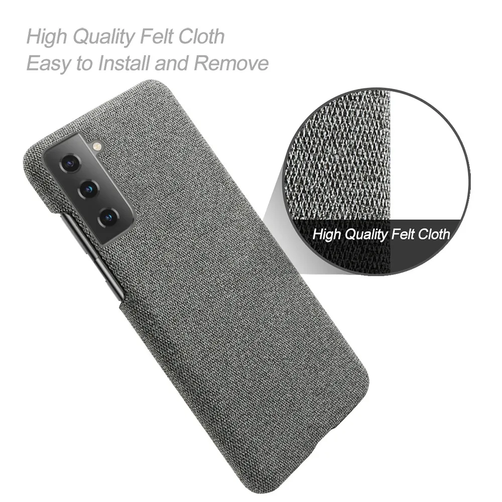 Custodia In Tessuto Sottile Antiscivolo Per Samsung Galaxy S21 5G Cover Per Telefono Antigoccia Per Galaxy S21 Galaxy S 21 Plus Ultra S21 +