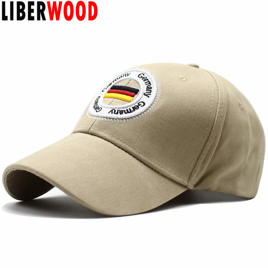 LIBERWOOD высококачественная немецкая шапка с флагом y хлопковая бейсбольная Кепка