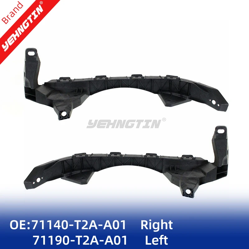 

OEM 71140-T2A-A01 71190-T2A-A01 L & R для бампера, Опорный кронштейн, Верхний фиксатор, Передняя пара для ACCORD Sedan 2013-2017