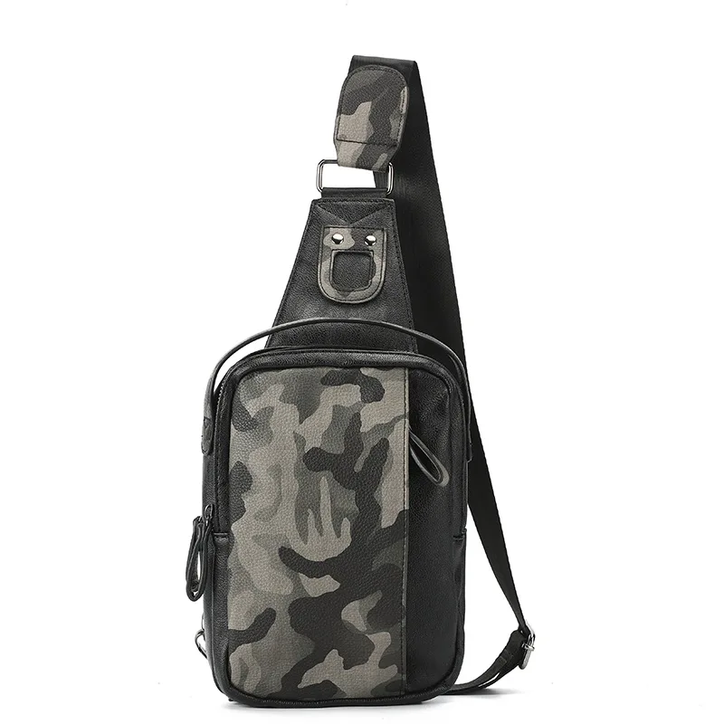 

Business Backpack Backpack Korean Men's Camo Chest Pack Casual Pocket Men's Sports Shoulder Pack