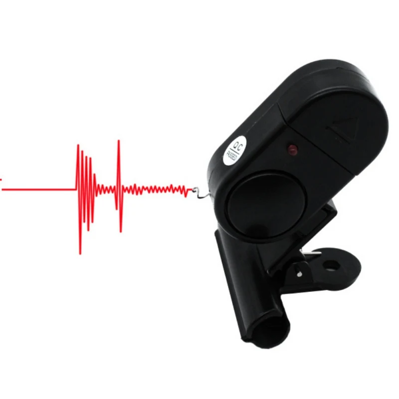 

Electronic LED Light Alarm Bell Fish Bite Strike Sound Alert Clip-On Fishing Rod Pole Easily Installed Fishing Accessories