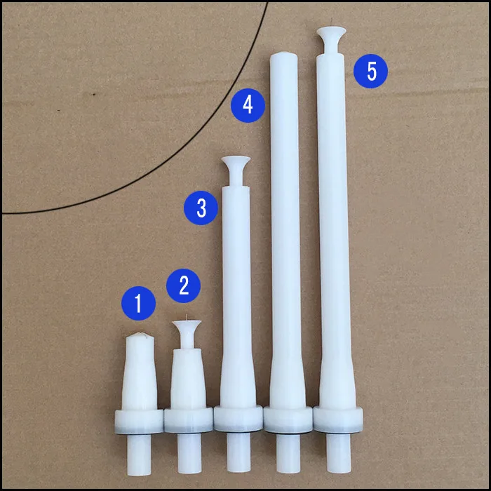 

2pcs electrostatic spray gun gun head long rod electrode needle conductive seat spray accessories