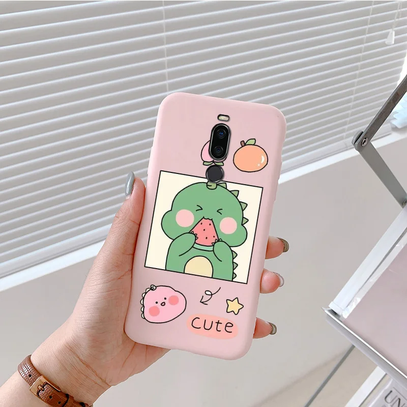 Cute Animal Pattern Phone Cover For Meizu X8 Case Cartoon Soft Silicone Painted Shell Shockproof Protection Bags 