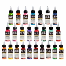 Чернила для татуировки, 25 цветов, набор пигмента для татуировки, боди-арт, краски для макияжа, инструменты для татуировки