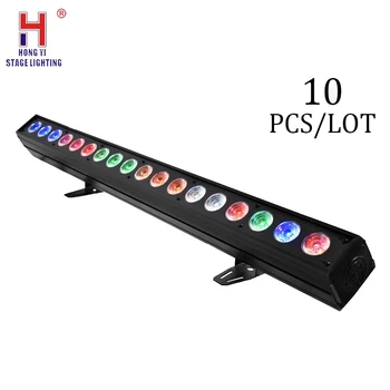 

Wall Washer Led 18x15W RGBWA Indoor Led Wall Washer Light DMX Stage Lighting For Building Garden Home Party
