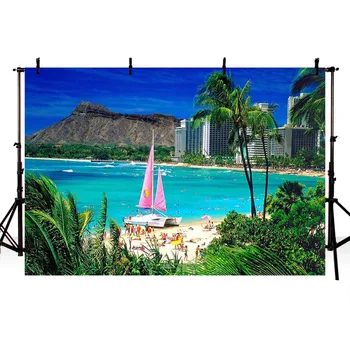 

TAIBO Vinyl Background Photography Beach and Ocean Background Seascape Photo Studio Backdrop Photocall