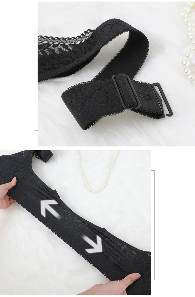 High quality Fashion sexy simple push up bra front button B C D E Cup Plus size triangle bras for women Factory shipping