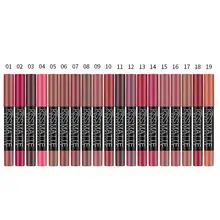 19Color Sexy Kiss Proof Matte Lipstick Longlasting Makeup Pen Lipsticks Lip I2E9 Give Your Lips A Long Lasting Color