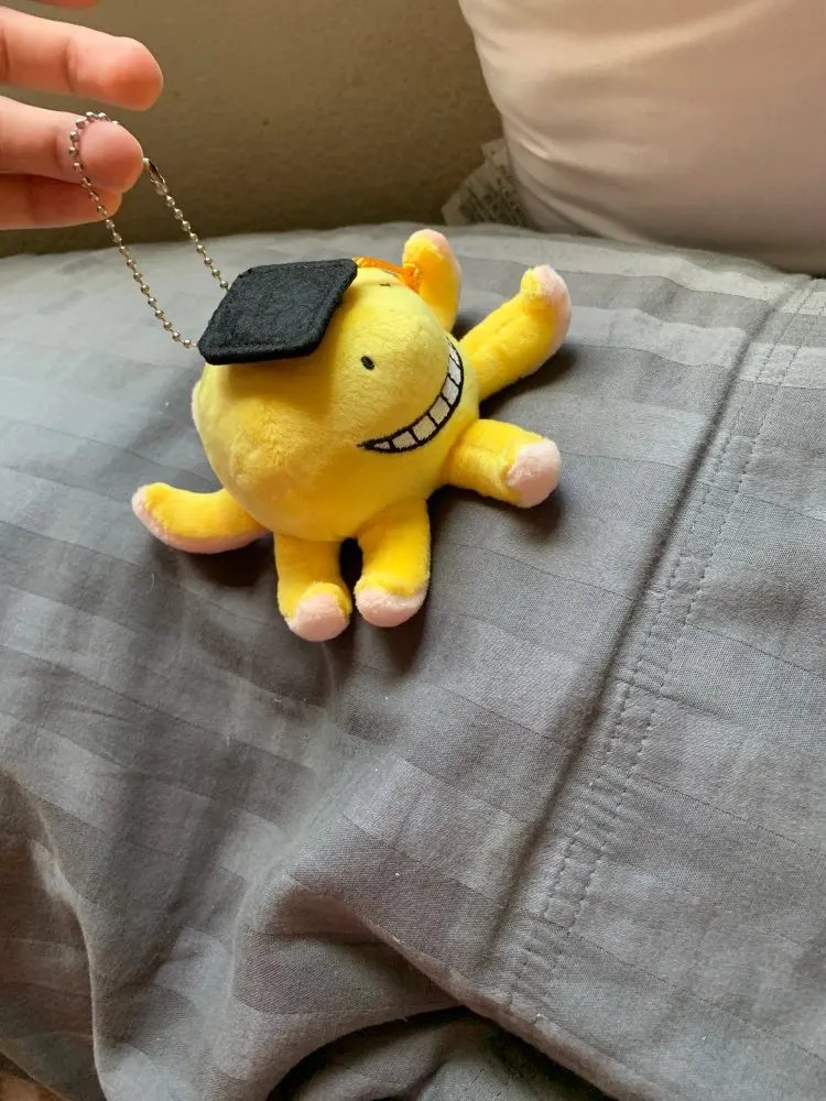 Аниме Korosensei классная комната костюм кота учителя мини плюшевая игрушка мягкая