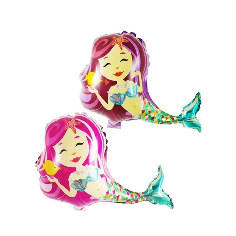 1 шт. большой мультяшный шарик Русалочки фольгированные шары на день рождения для