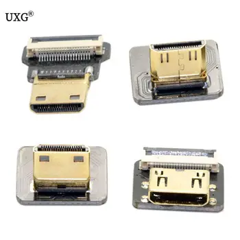 

FPV Mini HDMI Type C Female-socket male-Straight male-Up male-Down Connector for FPV HDTV Multicopter Aerial Photography