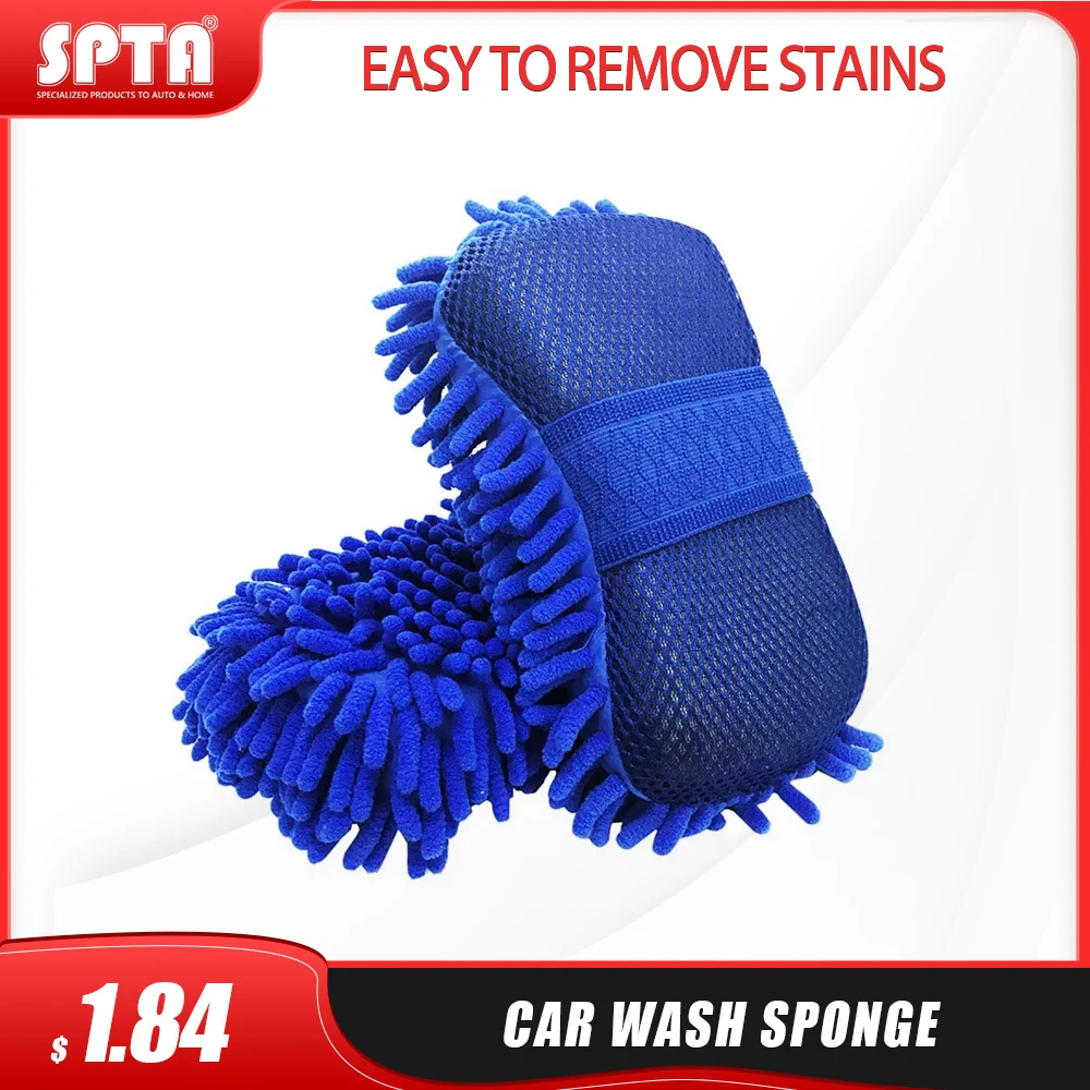 Sponge Microfiber Car-Wash Cleaning Premium SPTA Automobile Ultra Soft Wash-Mitt Ultimate