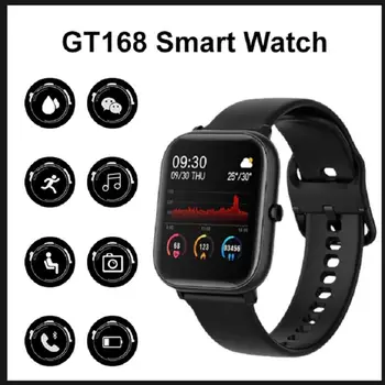 

GT168 Smart Band Blutooth 5.0 Fitness Tracker Smart Watch Bracelet Heart Rate Blood Pressure Smartband Monitor Health Wristband