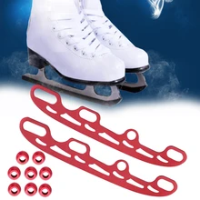 С прокладками для поддержания универсальный лезвие коньков Нержавеющая сталь большой кататься на коньках обувь Blade замена защитная крышка