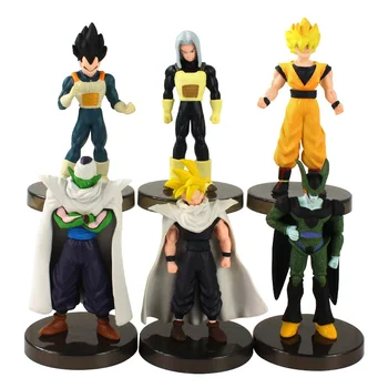 

6Pcs/Set Dragon Ball Z Action Figures Cell/Goku/Vegeta PVC Figures Toys Best Gift Collection Free Shipping