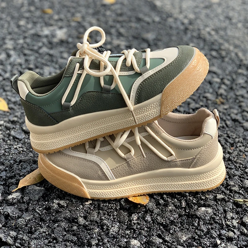 Женская спортивная обувь на плоской подошве, Весенняя повседневная женская спортивная обувь, холщовая низкая Нескользящая повседневная обувь на толстой подошве