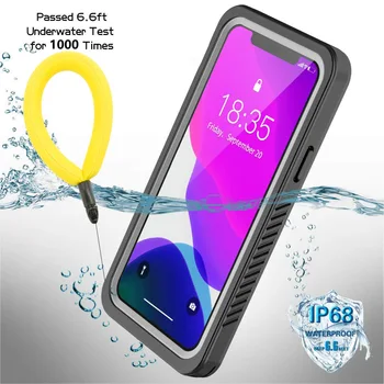 

Water Proof PC Cover for iPhone 11 Coque iPhone 11 Pro Max Waterproof Shockproof Case 360 Protect Coque for iPhone 11 6.1"