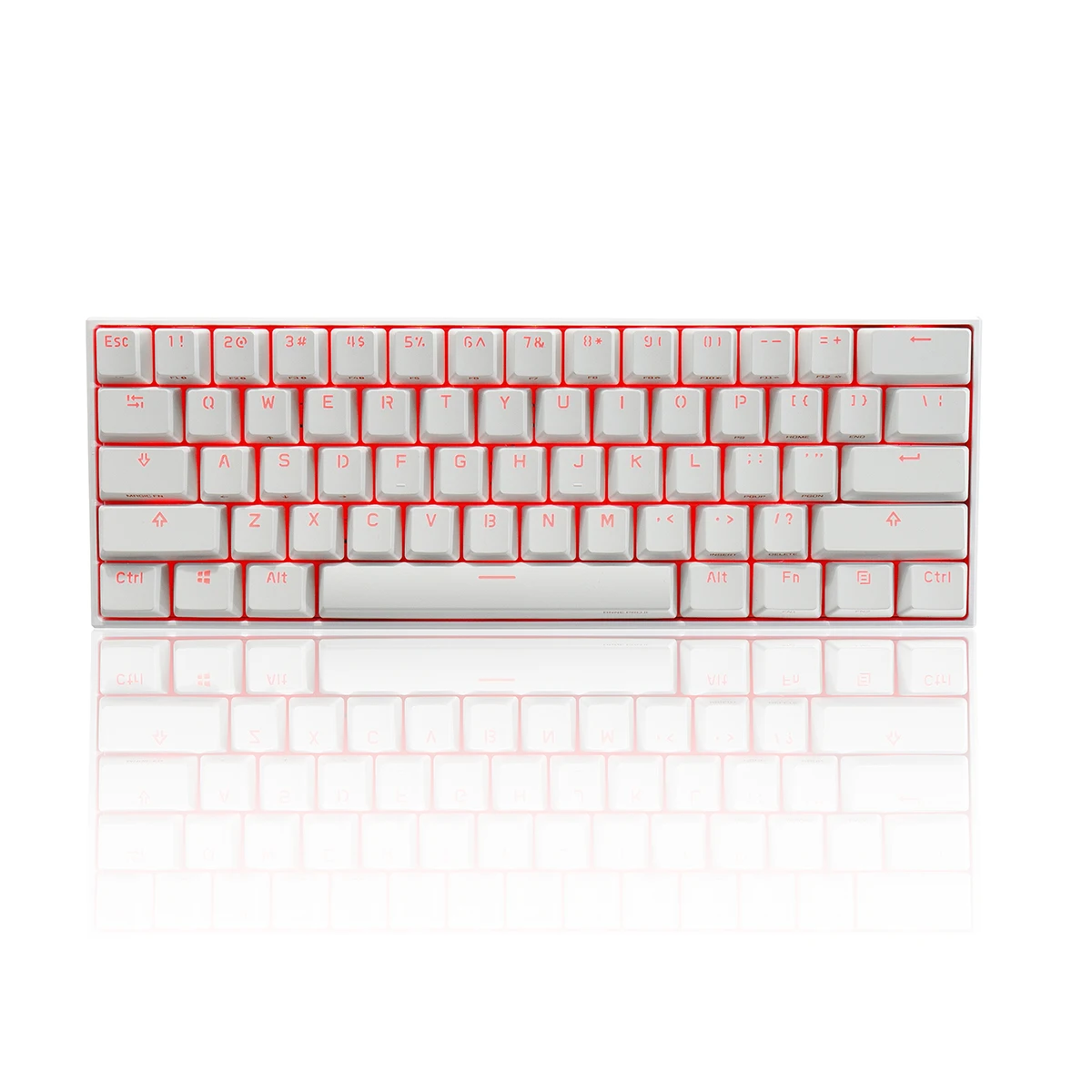 Billige ANNE Pro2 Mini Tragbare Drahtlose bluetooth 60% Mechanische Tastatur Rot Blau Braun Schalter Gaming Tastatur Abnehmbare Kabel