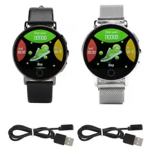 Счетчик TLWT7 водонепроницаемый 1,22 дюймовый металлический экран сердечного ритма Смарт-браслет здоровья ремешок для часов Smartwatch фитнес-оборудование