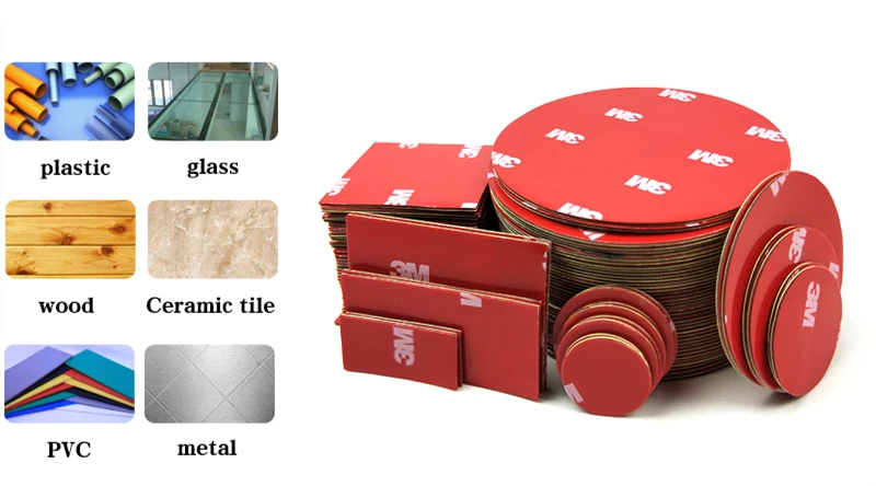 3M super Strong VHB double sided tape Waterproof no trace Self Adhesive Acrylic Pad Two Sides Sticky for Car Home Office School