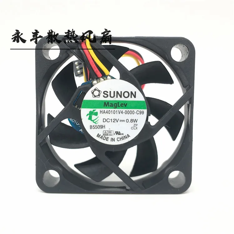 1 шт. Sunon HA40101V4-0000-c99 4010 40 мм 4 см 40*40*10 Вентилятор охлаждения 12V 0,8 W 0.06A 3pin Поддержка по изображениям