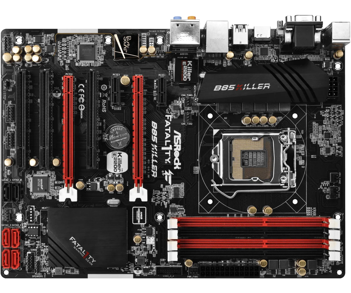 Б/у ASROCK B85 Killer LGA 1150 32bg USB 3 1 ATX настольная материнская плата | Компьютеры и офис