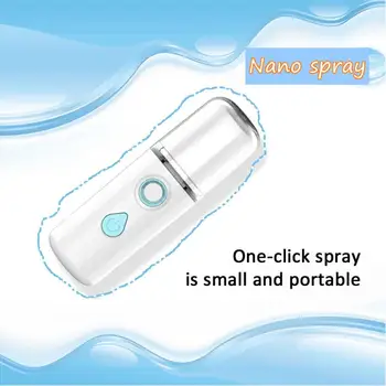 

15ml Nano Spray Portable Face Steamers Charging Facial Sprayer Moisturizing Humidifier Face Mist Spray Skin Care Moisturizer