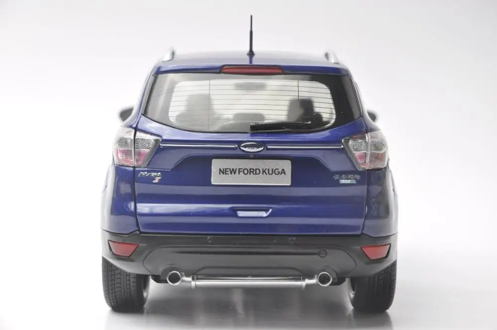 1:18 литая модель для Ford Kuga Escape Sport Edition 2018 синий внедорожник из сплава игрушечный