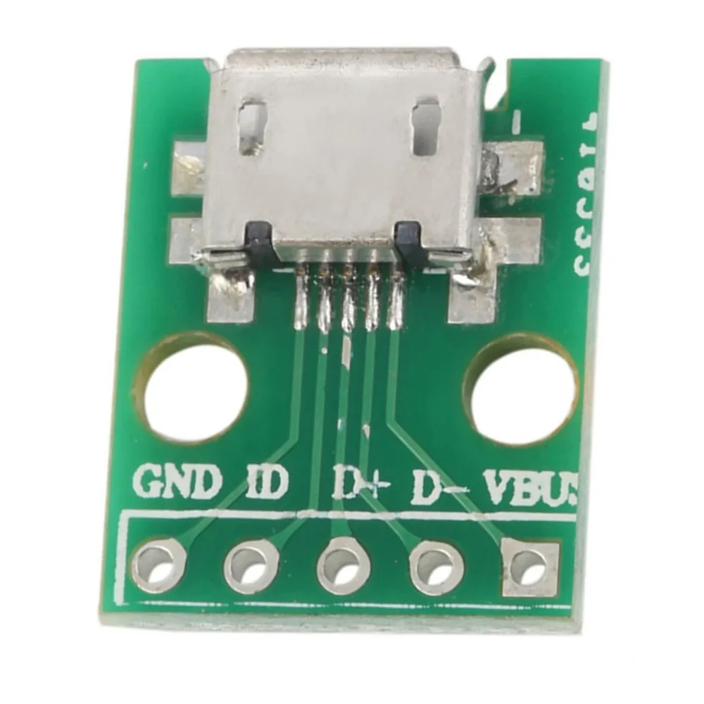 1 шт. MICRO USB к DIP адаптер 5pin гнездовой разъем B Тип pcb конвертер экологически чистые материалы