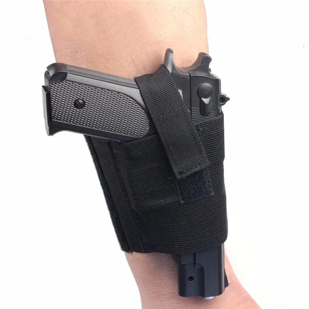 Concealed Carry Universal Pistol Ankle Holster Right Left Leg Strap Gun