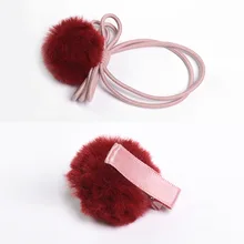 Стиль, корейский стиль, для маленьких девочек, пушистые ББ заколки, осенняя и зимняя повязка на голову, Женская повязка на голову, утконоса, зажим для детей