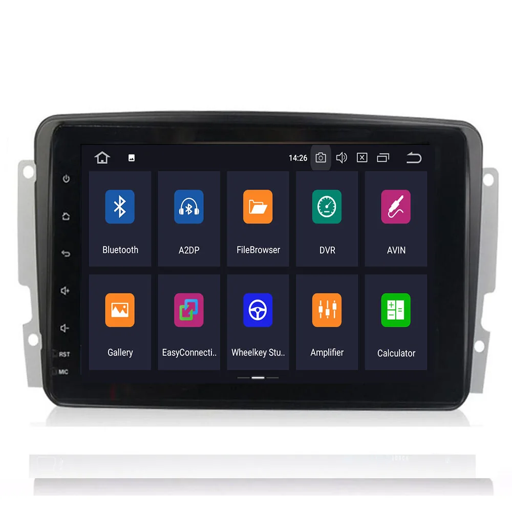 Excellent Full Touch!ANDROID 9.0 CAR DVD PLAYER For/Mercedes Benz W209 W203 W168 ML W163 W463 Viano W639 Vito Wifi GPS BT Radio DVR Canbus 4