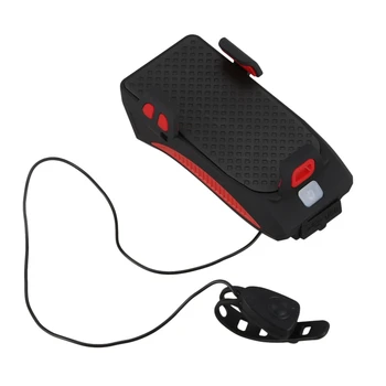 

Bicycle Light Mobile Phone Bracket Riding Front Light Speaker Horn Bicycle Mobile Phone Holder Lamp Charging Treasure Fixed Brac