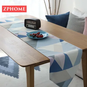 

Waterproof double Nordic ins geometric table flag tea table TV cabinet round table cloth table cloth bed flag towel