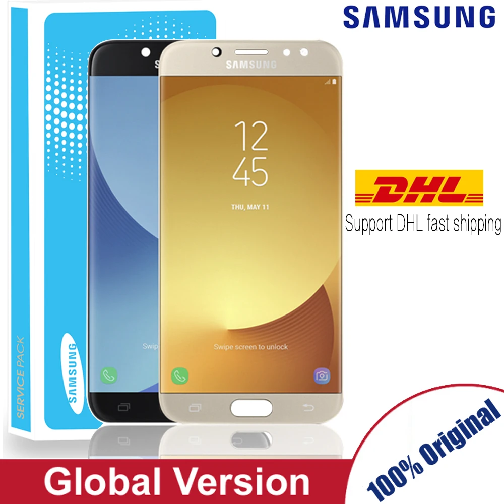 

C8 Original lcd For Samsung Galaxy C7 2017 C8 C7100 C710 LCD Display Touch Screen Digitizer Assembly C710F/DS J7+ J7 plus screen
