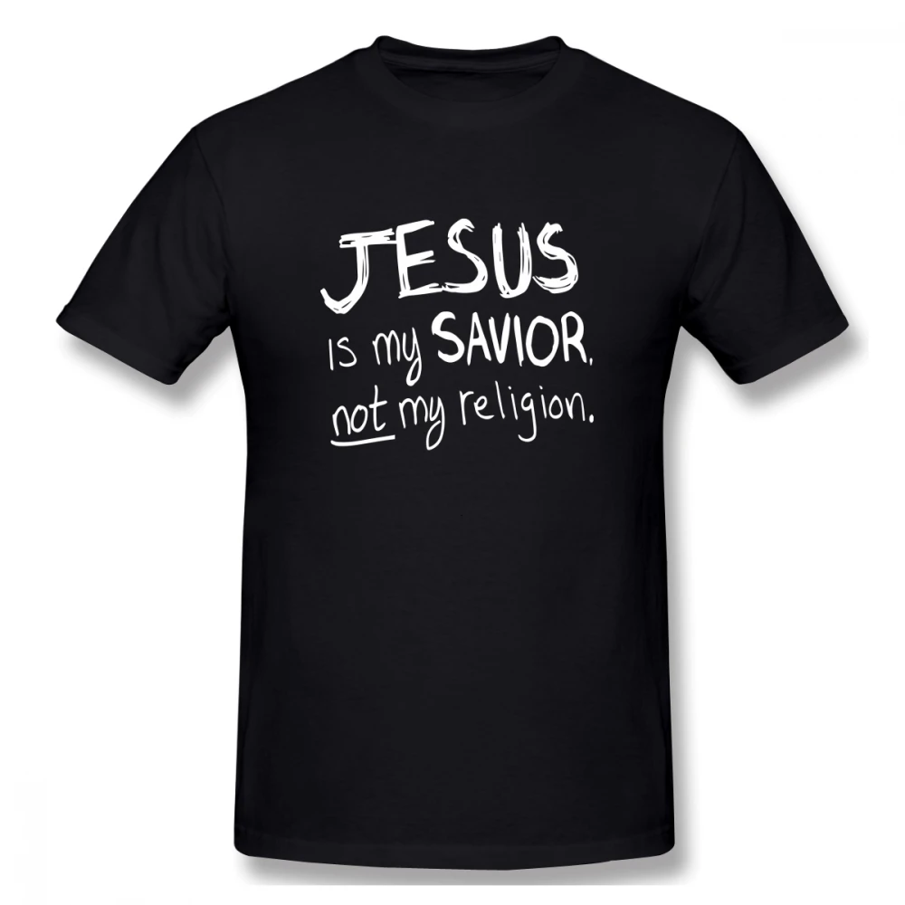 

2019 Men's Basic Short Sleeve T-Shirt 3D Print t shirt God Is My Savior Cotton Funny T-shirt home Top Tees