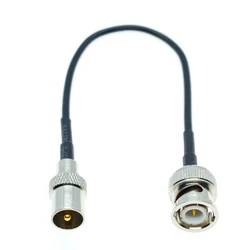 Cable de puente RG174 BNC macho a IEC DVB-T PAL macho coaxial RF Pigtail FPV