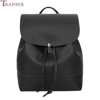 

Transer 2019 new Backpack Women Multi-color Wild Fashion Leisure Travel backpacks pu leather Student bag for girls Casual bags #