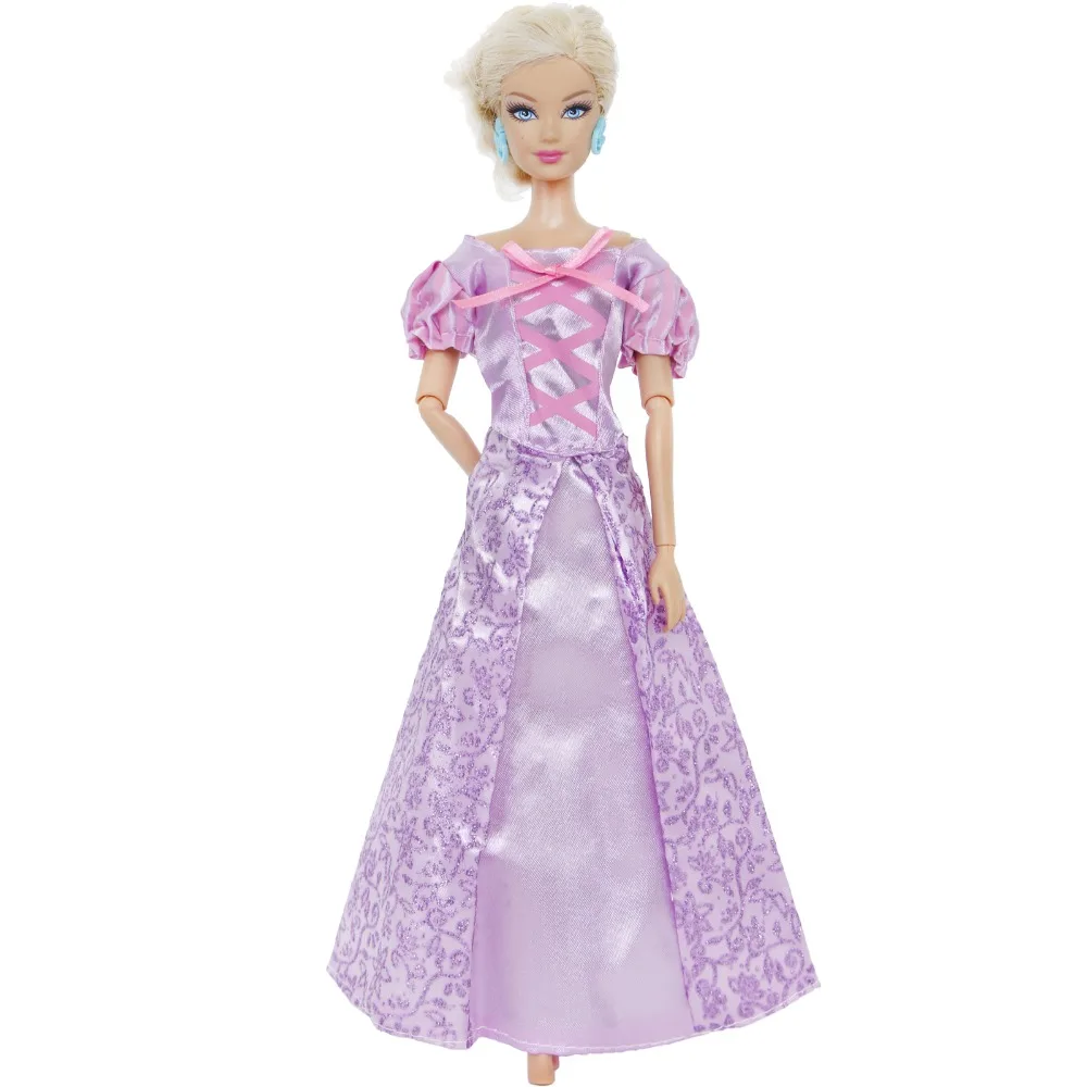 Модное платье, 5 шт./партия, сказочное платье, свадебное платье, наряд принцессы, одежда для косплея, аксессуары для куклы Барби, детские игрушки DIY