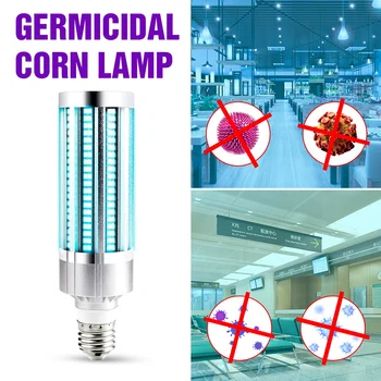 

110V UVC Sterilizer Lamp Disinfezione Light 60W Germicidal LED Corn Bulb E27 Bactericidal Lamps UV Ozone Disinfecting Light 220V
