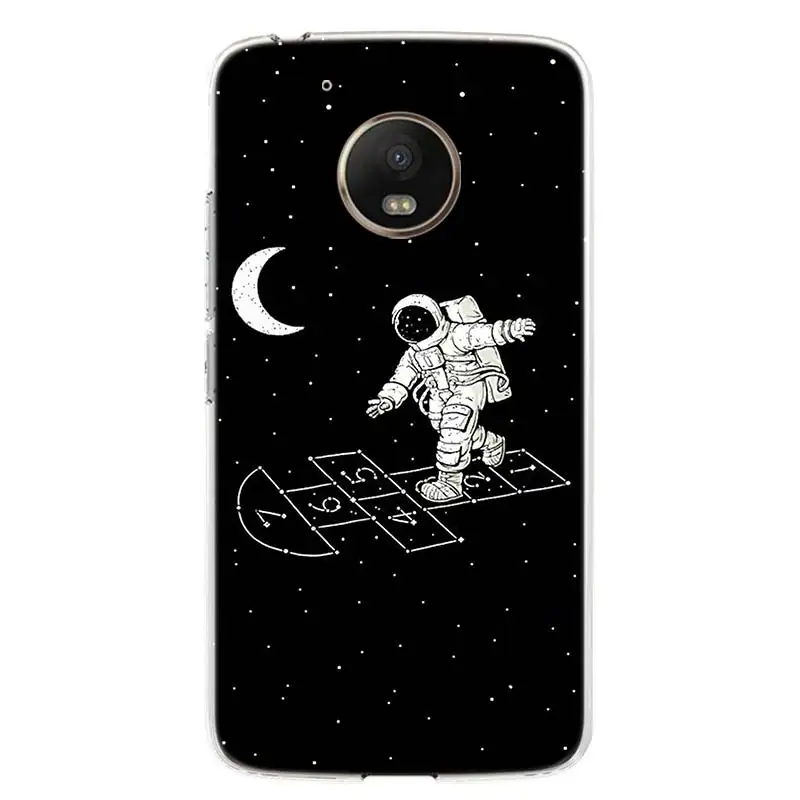 TW202-2 Космическая Луна милые кошки чехол для телефона для Motorola Moto G7 G6 G5S G5 E4 Plus G4 E5 Play power EU Подарочный чехол с рисунком - Цвет: TW202-2