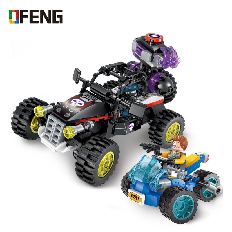 

Enlighten Building Block High-Tech Era Night Flier deformation vehicle motorcycle chariot Educational Technic Bricks Toy For Boy