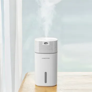 

Home Appliances White Air Humidifier with Romantic Colorful Light Car Mist Maker USB Aroma Diffuser Ultrasonic Mini Humidifier