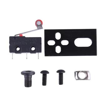 

LesgeeK 3D 3D Printing Accessories Micro Switch Limit Switch With Fixing Plate Set 2020 New Arrival